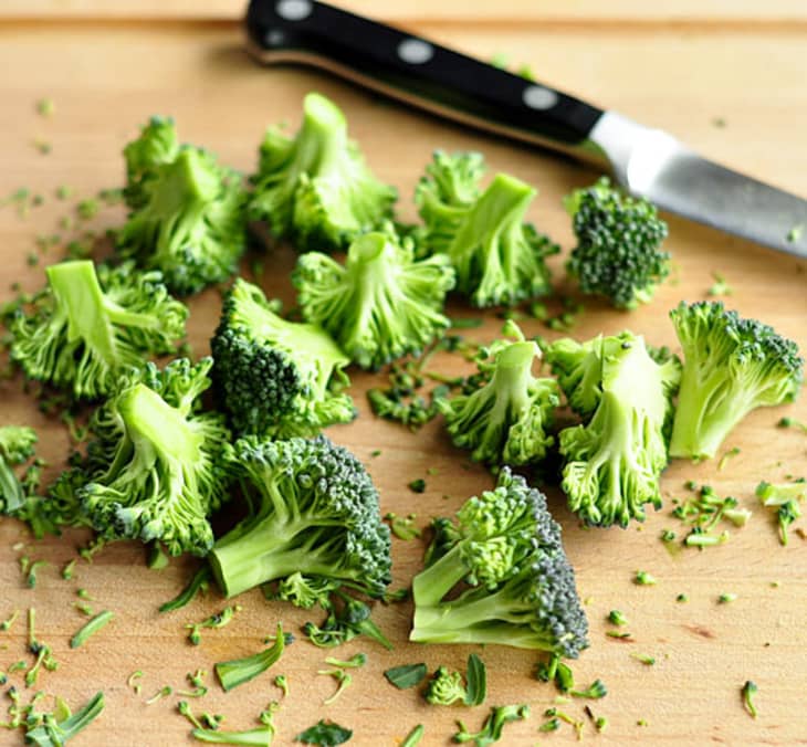 Broccoli cut into pieces