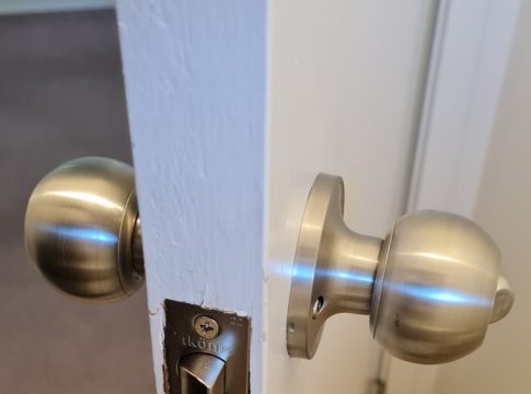New door knob installed