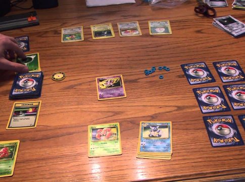 Playing Pokemon TCG