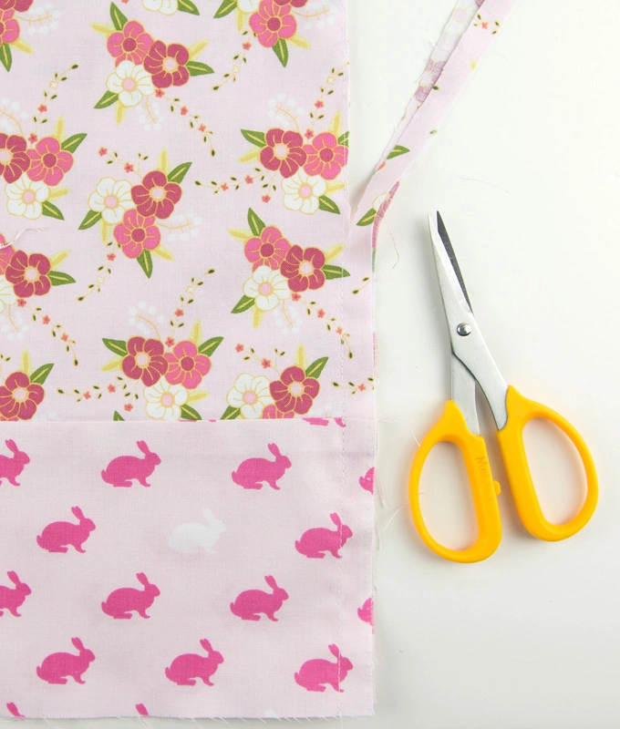 Sewing the dress band