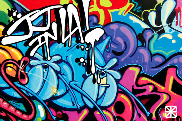 Graffiti on the wall